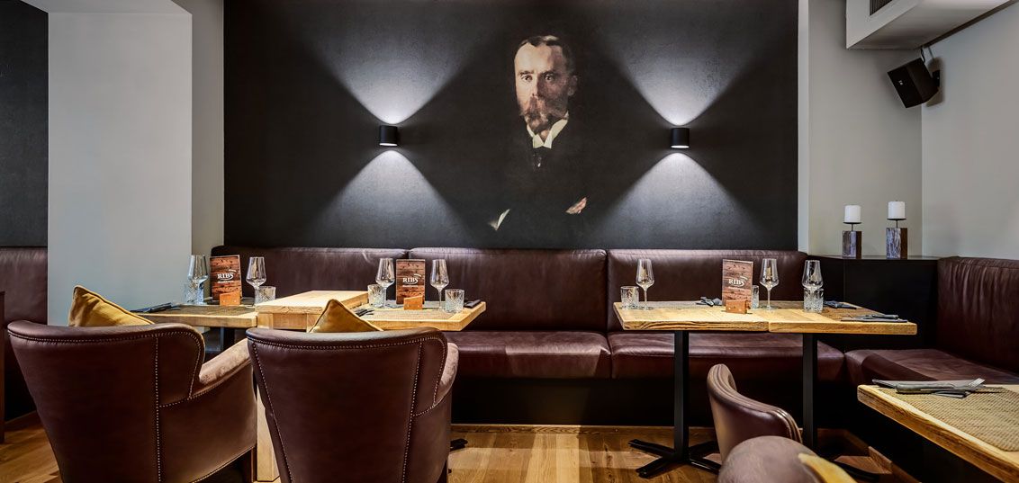 Your party in the lounge of RIBS Steakhouse Thun